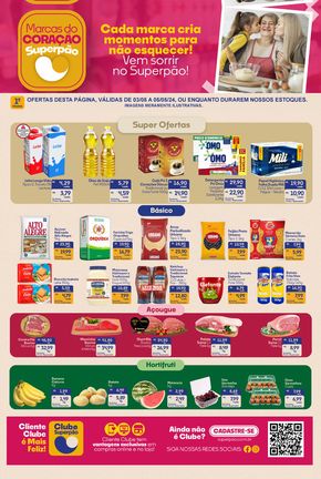 Promoções de Supermercados em Rio Negrinho | MARCAS DO CORAÇÃO de Superpão | 03/05/2024 - 09/05/2024