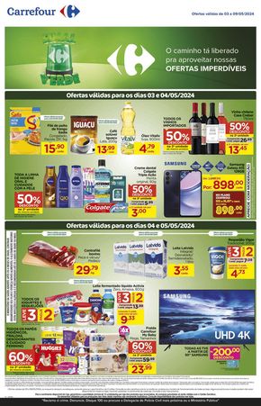 Promoções de Supermercados em Campina Grande do Sul | DIA DAS MÃES de Carrefour | 03/05/2024 - 09/05/2024