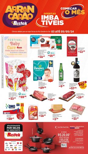 Catálogo Bistek Supermercados em Cocal do Sul | Ofertas Bistek Supermercados | 03/05/2024 - 05/05/2024