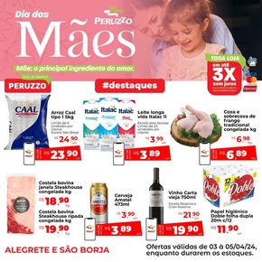 Promoções de Supermercados em São Gabriel | Dia Das Mães de Peruzzo | 03/05/2024 - 05/05/2024