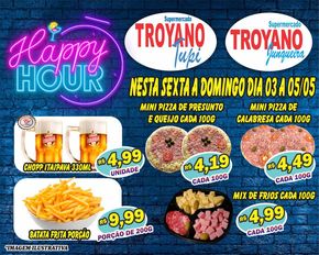 Catálogo Rede Troyano de Supermercados em Dracena | Happy Hour  | 03/05/2024 - 05/05/2024