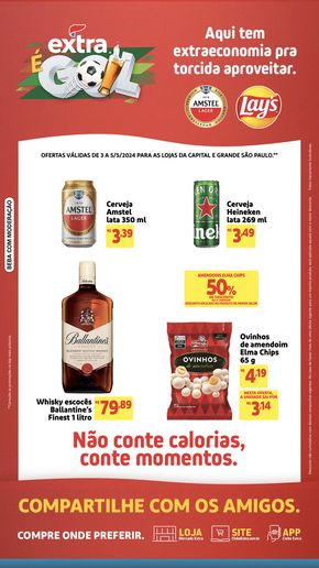 Promoções de Supermercados em Jundiaí | Extra É Gol  de Extra | 03/05/2024 - 05/05/2024