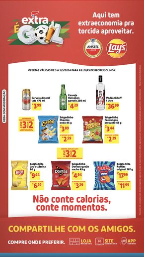 Promoções de Supermercados em São Lourenço da Mata | Extra É Gol  de Extra | 03/05/2024 - 05/05/2024