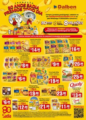 Catálogo Supermercado Dalben em Campinas | Ofertas Especiais Sadia | 03/05/2024 - 16/05/2024