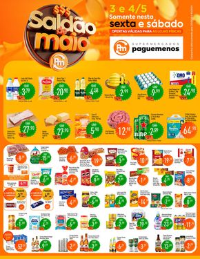 Promoções de Supermercados em São Pedro | Jornal de Ofertas  de Supermercados Pague Menos | 03/05/2024 - 04/05/2024
