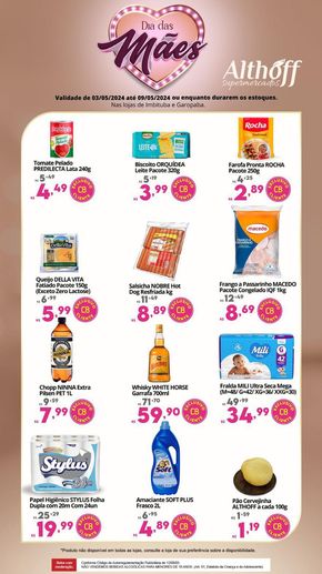 Catálogo Althoff Supermercados em Garopaba | Encarte Semanal - LN | 03/05/2024 - 09/05/2024