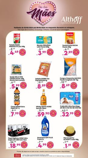 Catálogo Althoff Supermercados em Orleans | Encarte Semanal - IN | 03/05/2024 - 09/05/2024