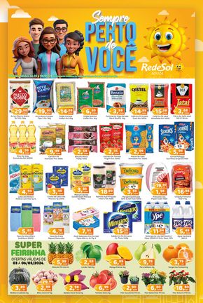 Promoções de Supermercados em Ibirá | Ofertas Rede Sol de Rede Sol | 03/05/2024 - 06/05/2024