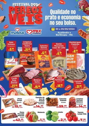 Catálogo Supermercados Mateus em Marabá | Ofertas Supermercados Mateus | 03/05/2024 - 05/05/2024
