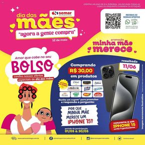 Catálogo Semar Supermercado em São Miguel | Dia Das Mães Semar Supermercado | 03/05/2024 - 31/05/2024