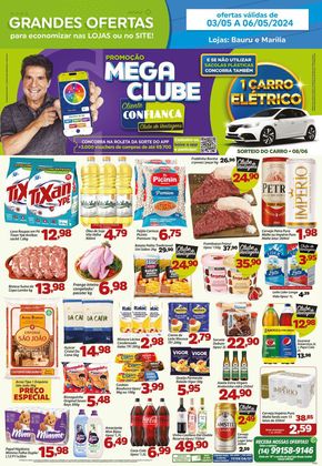 Promoções de Supermercados em Agudos | Grandes Ofertas Confiança Supermercados de Confiança Supermercados | 03/05/2024 - 06/05/2024