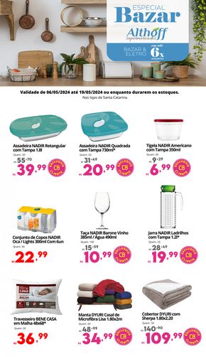 Promoções de Supermercados em Capivari de Baixo | Encarte Bazar - SC de Althoff Supermercados | 07/05/2024 - 19/05/2024