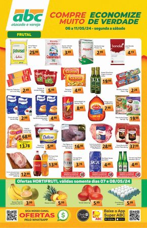 Catálogo Supermercados ABC em Santos Dumont |  Ofertas da Semana - Atacados - Frutal | 07/05/2024 - 11/05/2024