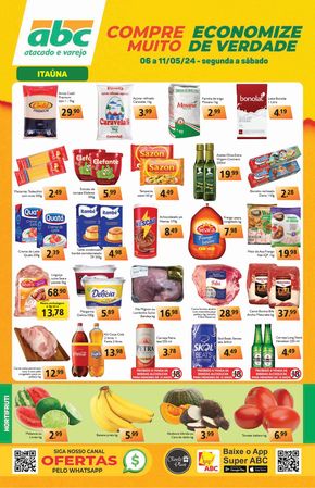 Catálogo Supermercados ABC |  Ofertas da Semana - Atacados - Itaúna | 07/05/2024 - 11/05/2024