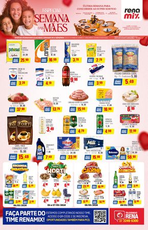 Promoções de Supermercados em Mateus Leme | Semana Das Mães de Supermercados Rena | 07/05/2024 - 12/05/2024