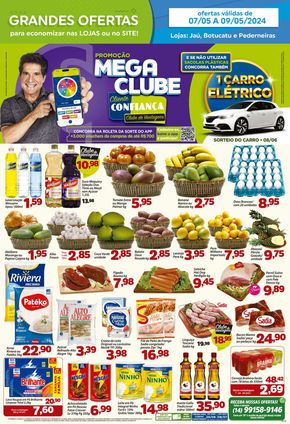 Promoções de Supermercados em Dois Córregos | Grandes Ofertas Confiança Supermercados de Confiança Supermercados | 07/05/2024 - 09/05/2024