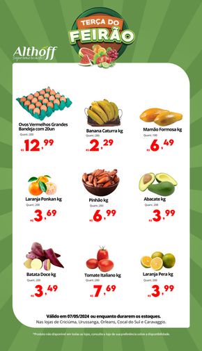 Promoções de Supermercados em Cocal do Sul | Terça do Feirão - IN de Althoff Supermercados | 07/05/2024 - 07/05/2024