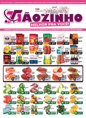 Catálogo Supermercados Tiaozinho em Franca | Jornal de Ofertas  | 07/05/2024 - 09/05/2024
