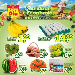 Promoções de Supermercados em Mandaguaçu | Oferta Supermercados Bom Dia de Supermercados Bom Dia | 07/05/2024 - 07/05/2024
