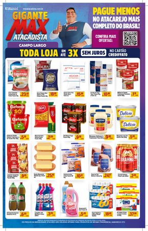 Promoções de Supermercados em Campo Largo | Ofertas Max Atacadista de Max Atacadista | 08/05/2024 - 12/05/2024