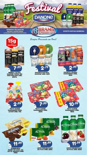 Promoções de Supermercados em Pinheiral | Festival Danone de Bramil Supermercados | 08/05/2024 - 19/05/2024