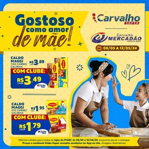 Catálogo Carvalho Supermercado em Teresina | Ofertas Carvalho Supermercado | 08/05/2024 - 12/05/2024