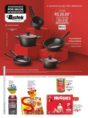Catálogo Bistek Supermercados em Lages | Ofertas Bistek Supermercados | 08/05/2024 - 21/05/2024