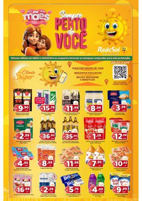 Promoções de Supermercados em Urupês | Ofertas Rede Sol de Rede Sol | 08/05/2024 - 14/05/2024