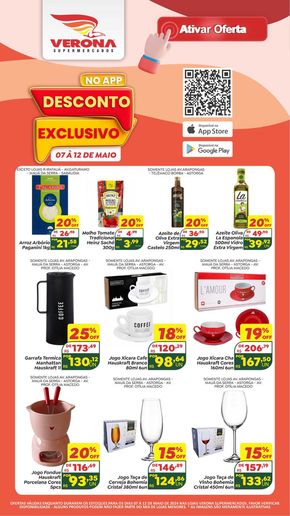 Catálogo Verona Supermercados em Arapongas | Ofertas Verona Supermercados | 08/05/2024 - 12/05/2024