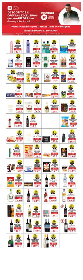 Catálogo Hirota Food Supermercado em Diadema | Ofertas Hirota Food Supermercado | 09/05/2024 - 12/05/2024