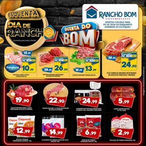 Catálogo Rancho Bom Supermercados em Jaraguá do Sul | Ofertas Rancho Bom Supermercados | 09/05/2024 - 09/05/2024