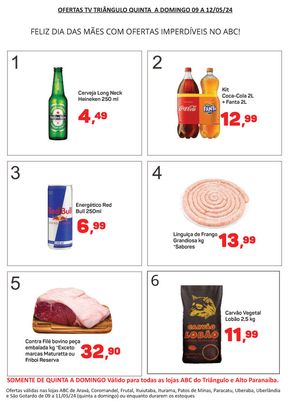 Catálogo Supermercados ABC em Uberlândia |  Ofertas da TV Triângulo | 09/05/2024 - 12/05/2024