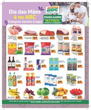 Promoções de Supermercados em Santa Rita do Sapucaí | Oferta Supermercados ABC de Supermercados ABC | 09/05/2024 - 11/05/2024
