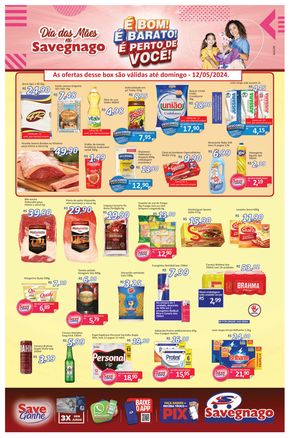 Catálogo Supermercado Savegnago em Franca | Dia das Mães | 09/05/2024 - 15/05/2024