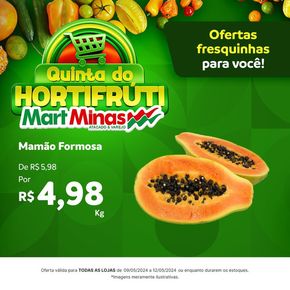 Promoções de Supermercados em Ouro Branco | Ofertas da semana de Mart Minas | 09/05/2024 - 12/05/2024