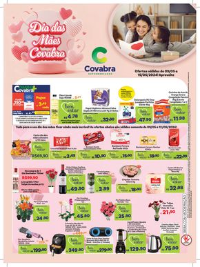 Promoções de Supermercados em Santo Antônio de Posse | Dia das Mães de Covabra Supermercados | 10/05/2024 - 15/05/2024