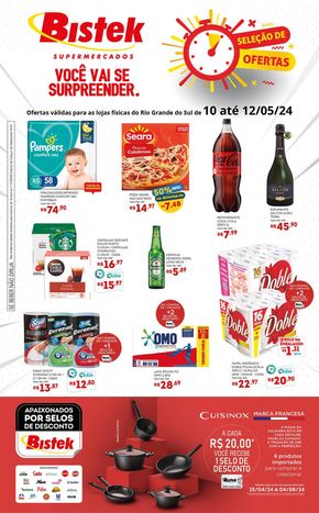 Promoções de Supermercados em Nova Veneza | Ofertas Bistek Supermercados de Bistek Supermercados | 10/05/2024 - 12/05/2024