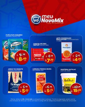 Promoções de Supermercados em Mata de São João | Ofertas Novo Mix de Novo Mix | 10/05/2024 - 14/05/2024