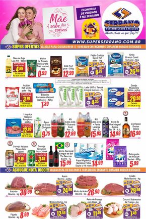 Catálogo Serrano Supermercado em Vargem Grande Paulista | Ofertas Serrano Supermercado | 10/05/2024 - 15/05/2024