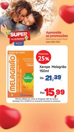 Promoções de Supermercados em Boa Esperança |  Oferta de Final de Semana - Drogaria Supermercados ABC de Supermercados ABC | 10/05/2024 - 12/05/2024
