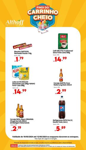 Promoções de Supermercados em Capivari de Baixo | Findi do Carrinho Cheio - LS de Althoff Supermercados | 10/05/2024 - 12/05/2024