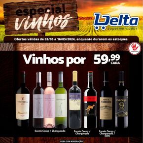 Promoções de Supermercados em Laranjal Paulista | Especial Vinhos Delta Supermercados de Delta Supermercados | 10/05/2024 - 16/05/2024