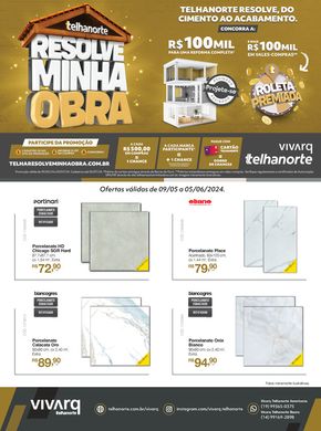 Promoções de Material de Construção em Itapecerica da Serra | Telhanorte Ofertas de Telhanorte | 10/05/2024 - 05/06/2024
