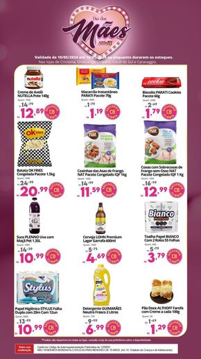 Promoções de Supermercados em Nova Veneza | Encarte Semanal - IN de Althoff Supermercados | 10/05/2024 - 16/05/2024