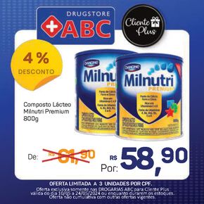 Promoções de Supermercados em Santo Antônio do Monte |  Oferta Especial Cliente Plus Drogaria de Supermercados ABC | 13/05/2024 - 24/05/2024