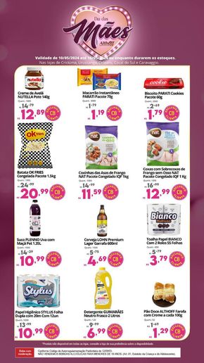 Catálogo Althoff Supermercados em Cocal do Sul | Encarte Semanal - IN | 13/05/2024 - 16/05/2024