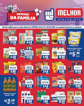 Promoções de Supermercados em Valparaíso de Goiás | Ofertas Melhor Atacadista de Melhor Atacadista | 13/05/2024 - 19/05/2024