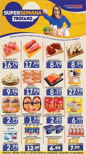 Catálogo Rede Troyano de Supermercados em Dracena | Super Semana  | 13/05/2024 - 16/05/2024