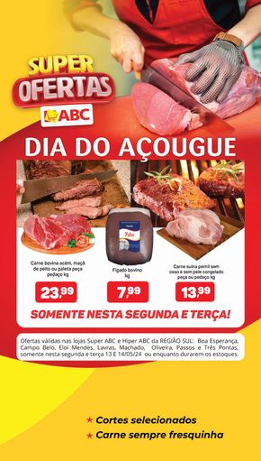 Promoções de Supermercados em Elói Mendes | Oferta do Dia do Açougue - Sul de Supermercados ABC | 13/05/2024 - 14/05/2024