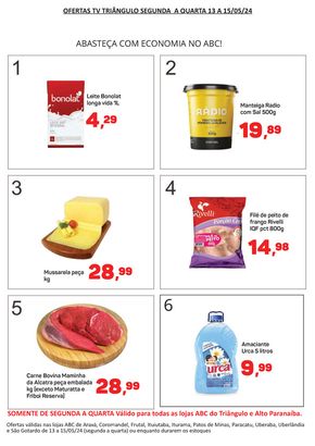 Promoções de Supermercados em Coromandel |  Ofertas da TV Triângulo de Supermercados ABC | 13/05/2024 - 15/05/2024